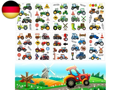Traktor tattoos für kinder - für,