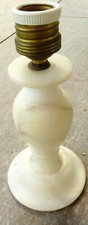 Alter Alabaster Lampenfuß