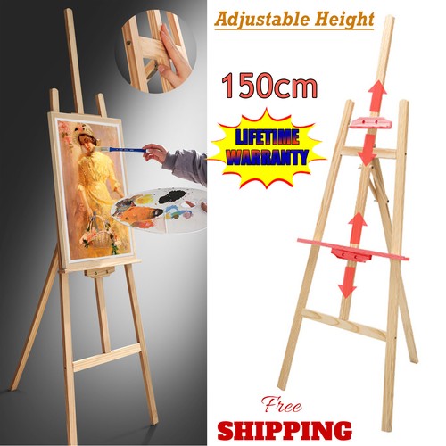 Staffelei aus holz leinwand - staffelei,