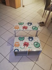 Kindersitzbank mit Stauraum bunt klappbar masse 60x80cm