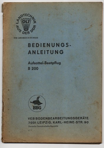Instruction manual