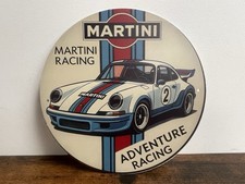 MARTINI RACING Porsche Werbeschild Vintage Retro 20cm BAR DEKO PARTY KELLER