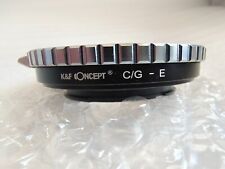 Contax G auf Sony E adapter