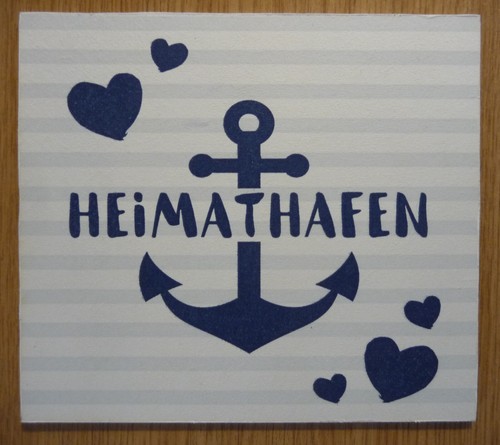 Deko hdf maritim heimathafen - hdf,