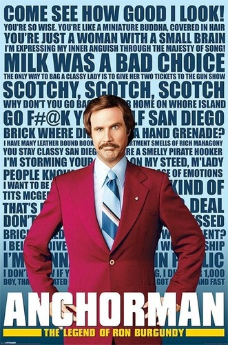 Riesen poster anchorman - poster,