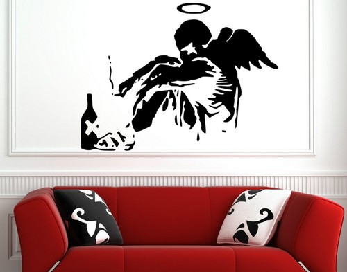 Banksyfallen engel - banksyfallen,
