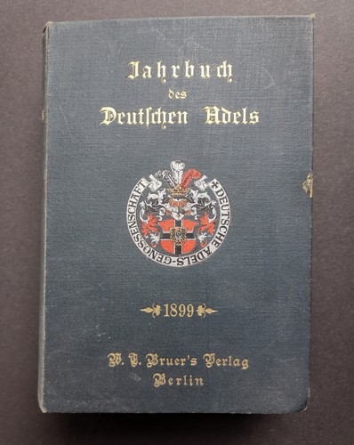 Jahrbuch des deutschen adels - jahrbuch,
