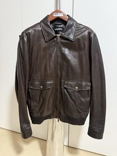 dolce Gabbana, Lederjacke, herrn, Braun Größe 52