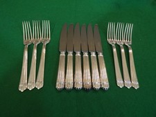 Christofle Modell ARIA Vorspeisenbesteck 6 Personen 12 Teile versilbert TOP !