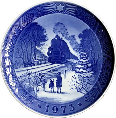 Royal copenhagen 1973 dampflok - copenhagen,