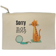 Canvas-Clutch/Zubehörkoffer