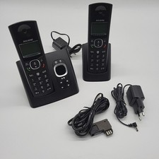ALCATEL F530 Voice Duo - Schnurloses Festnetztelefon DECT mit Anrufbeantworter -