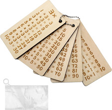 1X1 Lernkarten Holz Einmaleins