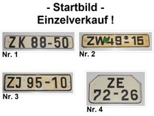 verschiedene alte Nummernschilder - Blechschilder - Dekoration  #sk