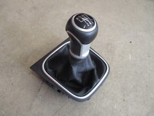 6-Gang Leder Schaltknauf VW Golf 5 GTI schwarz Knauf Schaltsack 1K0711113BE