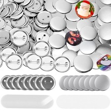 100x kunststoffknopfabzeichen - 100x,