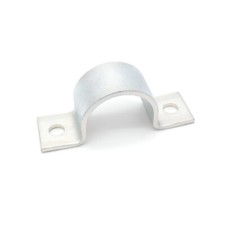 Schwere einteilige massive Rohrschelle verzinkt nach DIN1593