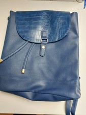 Rucksacktasche, (Handtasche) mit Handytasche und Portemonnaie, Blau, NEU!