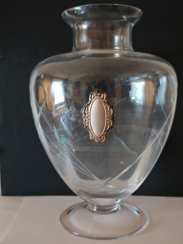 Große kristallglas vase mit - große,