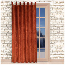 Thermo-Chenille Schlaufenschal Flóki Terra Thermo-Wärmevorhang mit 7 Schlaufen