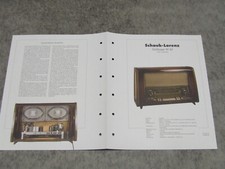 Schaltplan für Röhrenradio Schaub Lorenz Goldsuper W 42 von 1956 Rundfunkmuseum