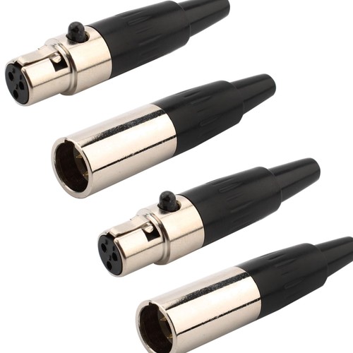 Mini polige xlr stecker - 3-polige, xlr-stecker