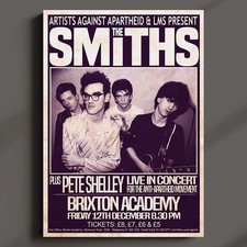 The Smiths 1986 The Final Concert Poster MULTI-PRINT or Three FRAMED Options NEW