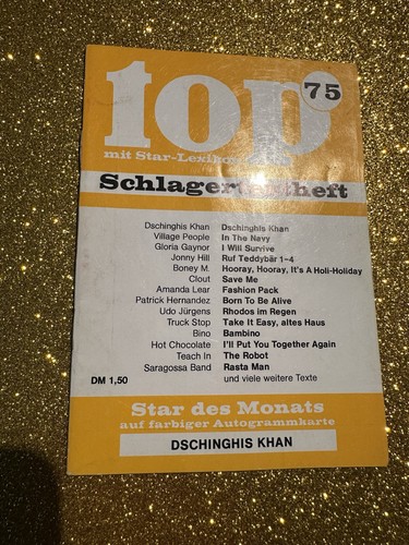 Top schlagertextheft - schlagertextheft, nr.75