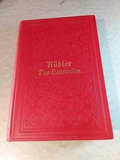 Antikes Buch Kochbuch Kübler