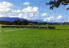 Eisenbahn Kinder-Puzzle  ·  Dampf-Lokomotive 7 TAG