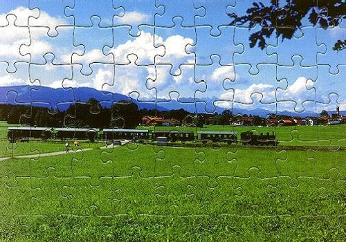 Eisenbahn kinder puzzle - kinder-puzzle,