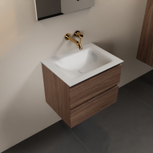 Corian waschtisch set weiß - waschtisch,