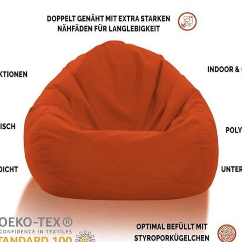 Sitzsack xxl neonorange - xxl,