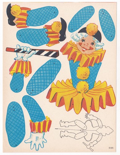 Hampelmann harlekin clown - hampelmann,
