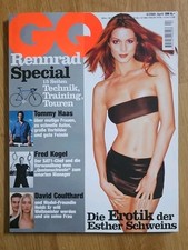GQ Männermagazin 4 / 2000 = Esther Schweins / Tommy Haas / David Coulthard