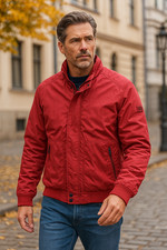 Crossfield herren jacke rot - rot,