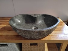 B-Ware Naturstein Waschbecken