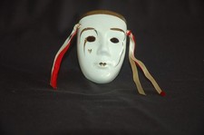 Karnevalsmaske Deko zum Aufhängen  (B/H/T = ca. 6 x 10 x 3 cm)