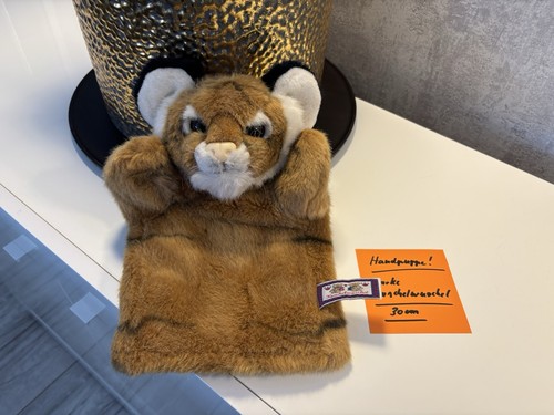 Handpuppe tiger braun 30cm - braun.,