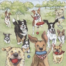 3 Cocktail Papier Servietten