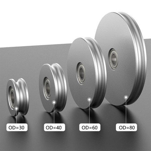 Seilrolle aluminium h - seilrolle, u,