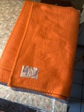 Vintage 70er Decke Orange