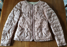 Benetton Damen Daunen Jacke Goldrosa Gr.34