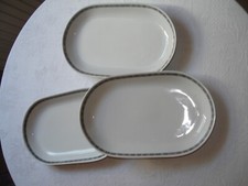 3 Servierplatten ,  Bratenplatten , Wurstplatten  ,  aus DDR Herstellung , Kahla