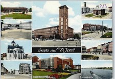 50512834 - 4230 Wesel Platz Fluss Schiff Fahrrad Blumen Kreuzstrasse Schwimmbad