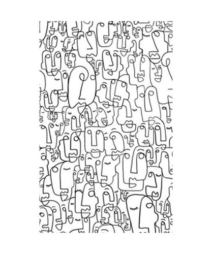 Faces dotted notebook - notebook, [white]