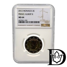 2 Euro Kursmünze Albert II