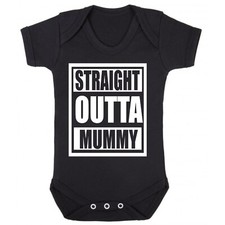 Straight Outta Mama Baby Body