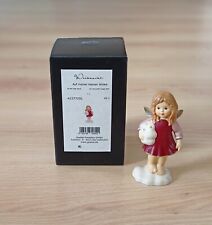 Goebel Engel 41577291 Weihnacht "Auf meiner kleinen Wolke" bordeaux rot OVP