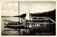 Ak Potsdam, Sportplatz Luftschiffhafen, Strand, Templiner See - 11336120